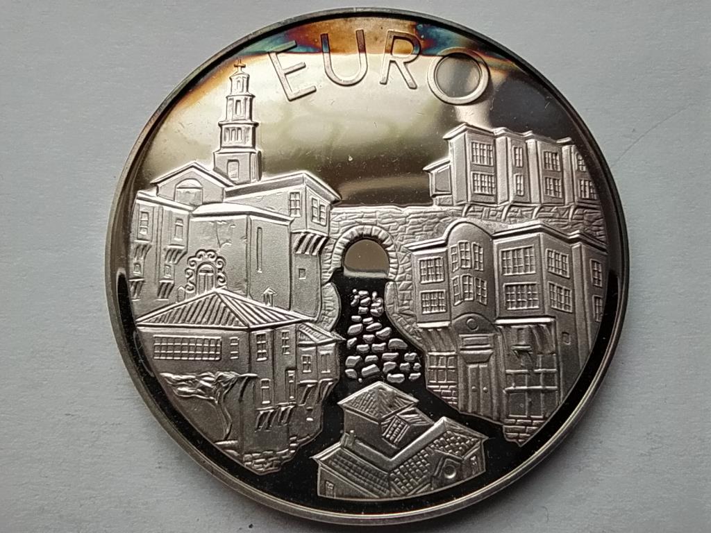 Bulgária Plovdiv - Euro .925 Ezüst 10 Leva 1999 PP