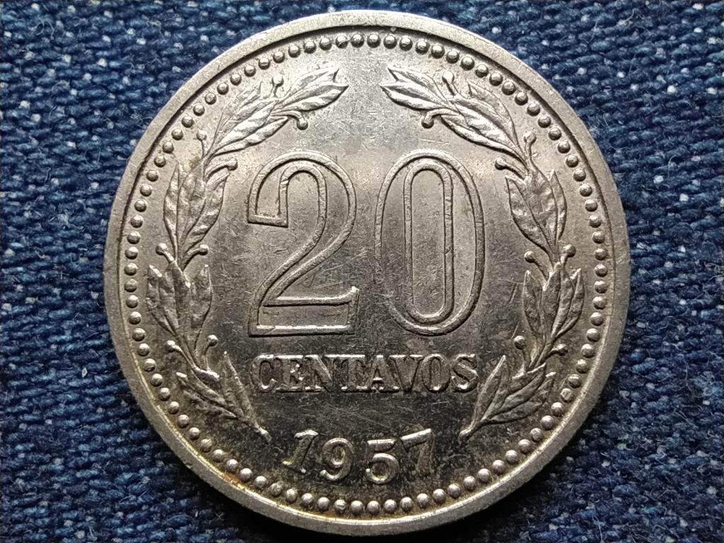 Argentína Szövetségi tartomány (1861-0) 20 Centavo