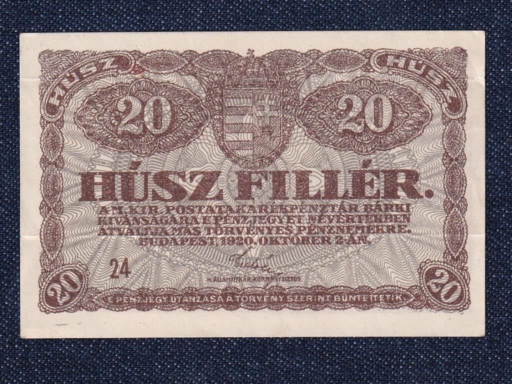 Pénztárjegy (1919-1920) 20 fillér bankjegy