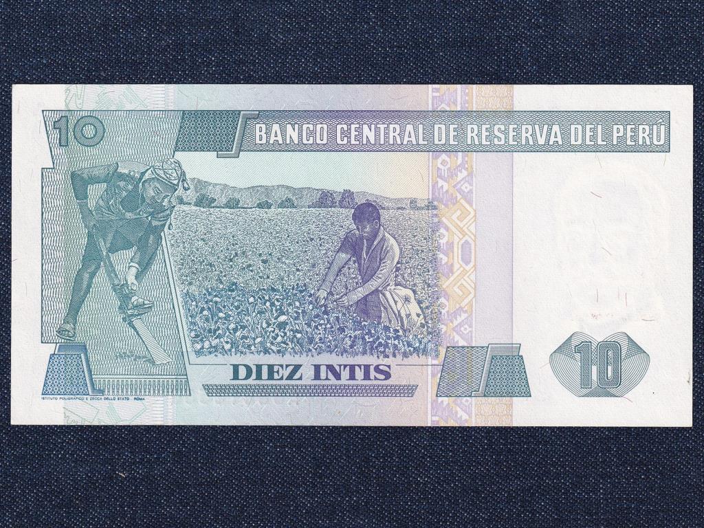 Peru 10 inti bankjegy
