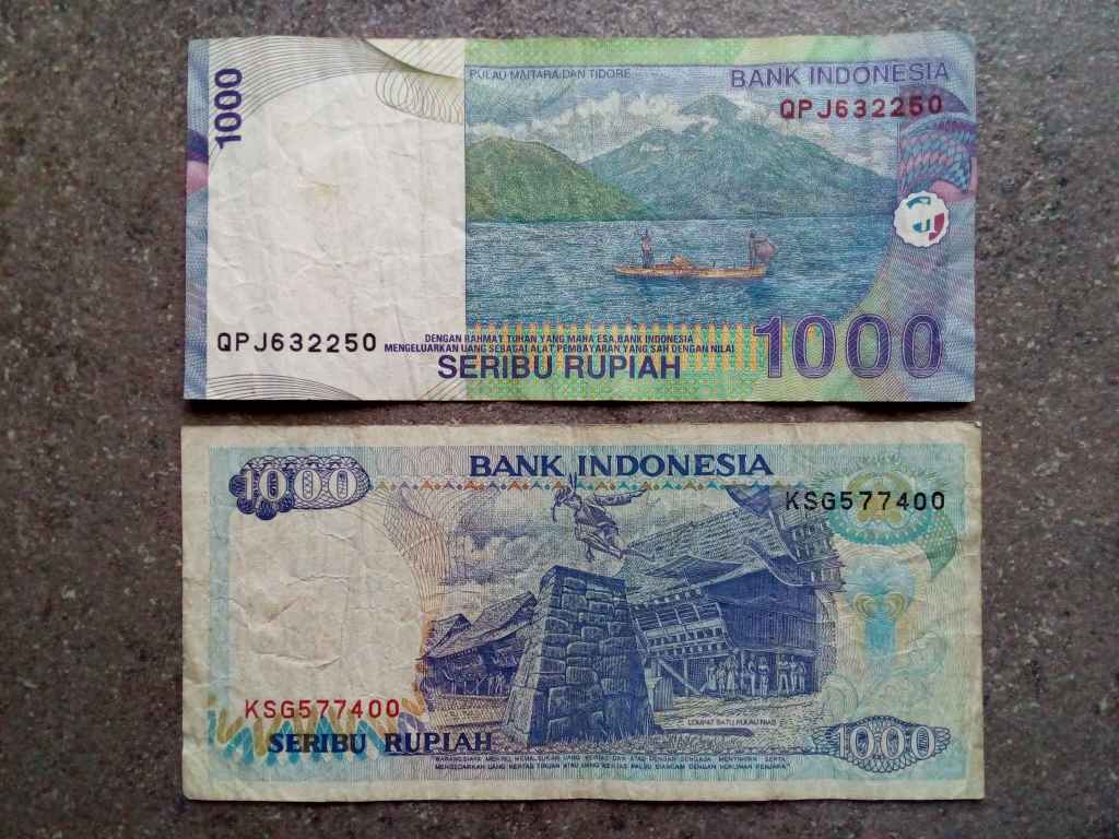 Indonézia több darabos papírpénz tételek, lotok
