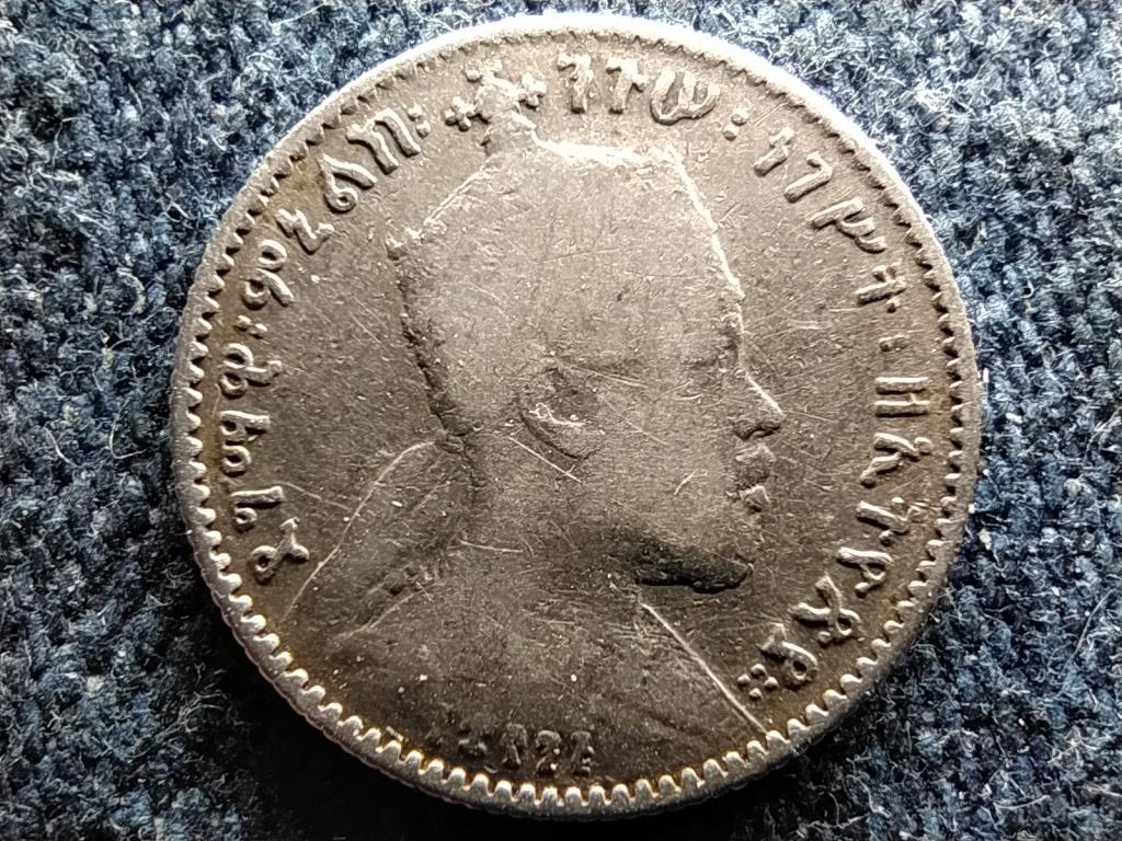 Etiópia II. Menelik (1889-1913) .835 ezüst 1 ghersh