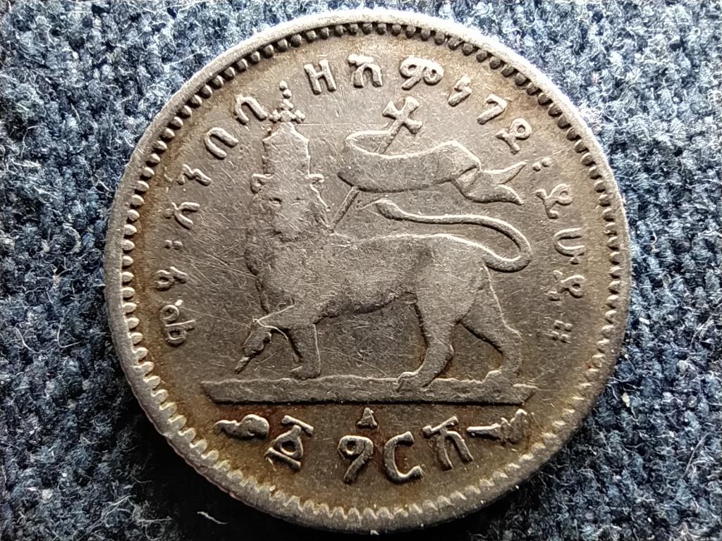 Etiópia II. Menelik (1889-1913) .835 ezüst 1 ghersh