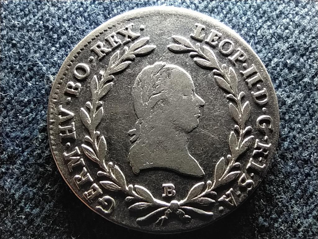 Német-Római Birodalom Lipót II. császár (1790-1792) .583 ezüst 20 krajcár