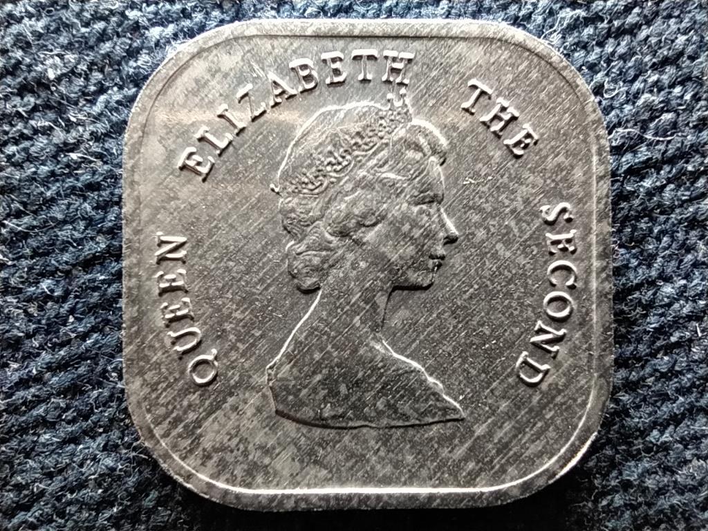 Kelet-karibi Államok Szervezete II. Erzsébet 2 cent