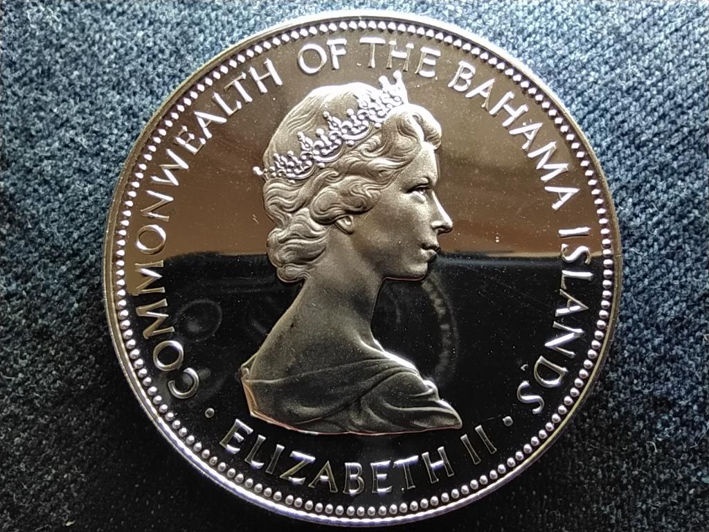 Bahama-szigetek II. Erzsébet (1952-2022) .925 ezüst 5 Dollár