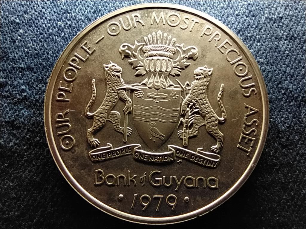 Guyana A függetlenség 10. évfordulója 5 dollár