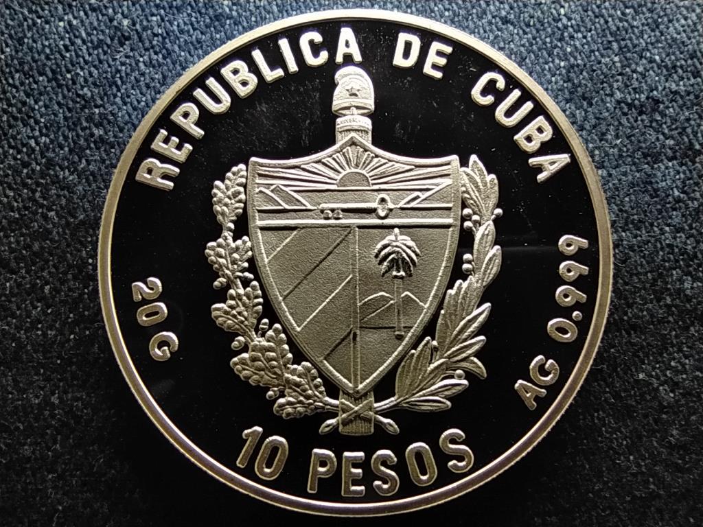 Kuba Kabotázsposta .999 ezüst 10 Pezó