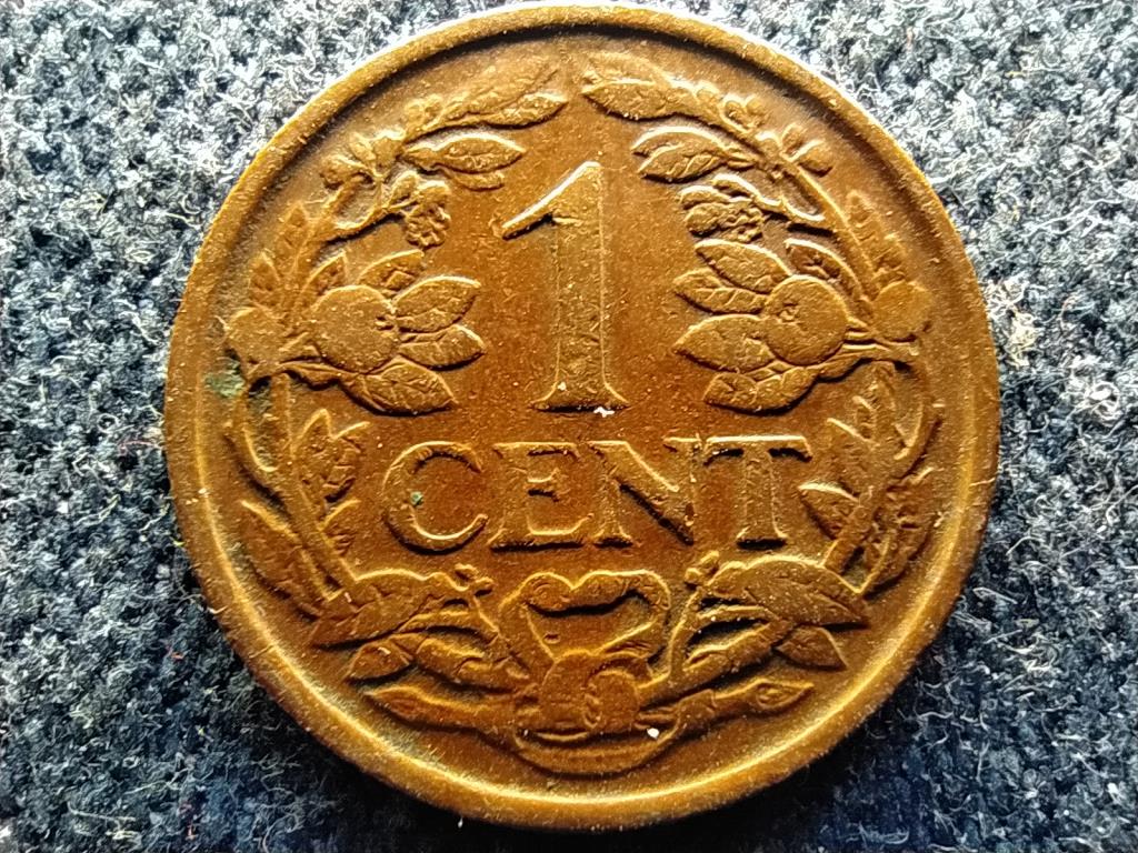 Holland Antillák Curacao I. Vilma (1890-1948) 1 cent