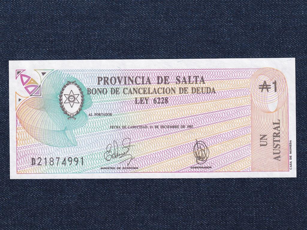 Argentína Salta tartomány 1 Austral szükségpénz
