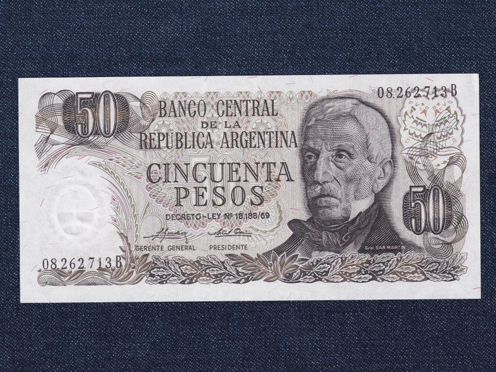 Argentína Szövetségi tartomány (1861-0) 50 Peso bankjegy