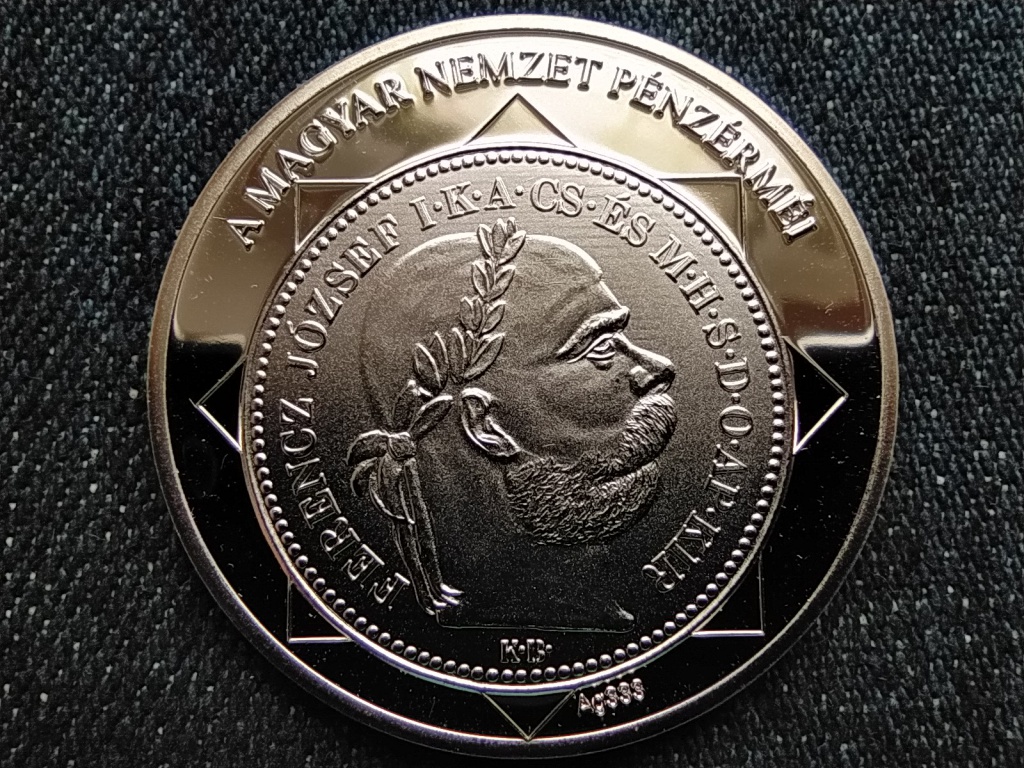 A magyar nemzet pénzérméi Az első magyar korona 1848-1916 .333 ezüst