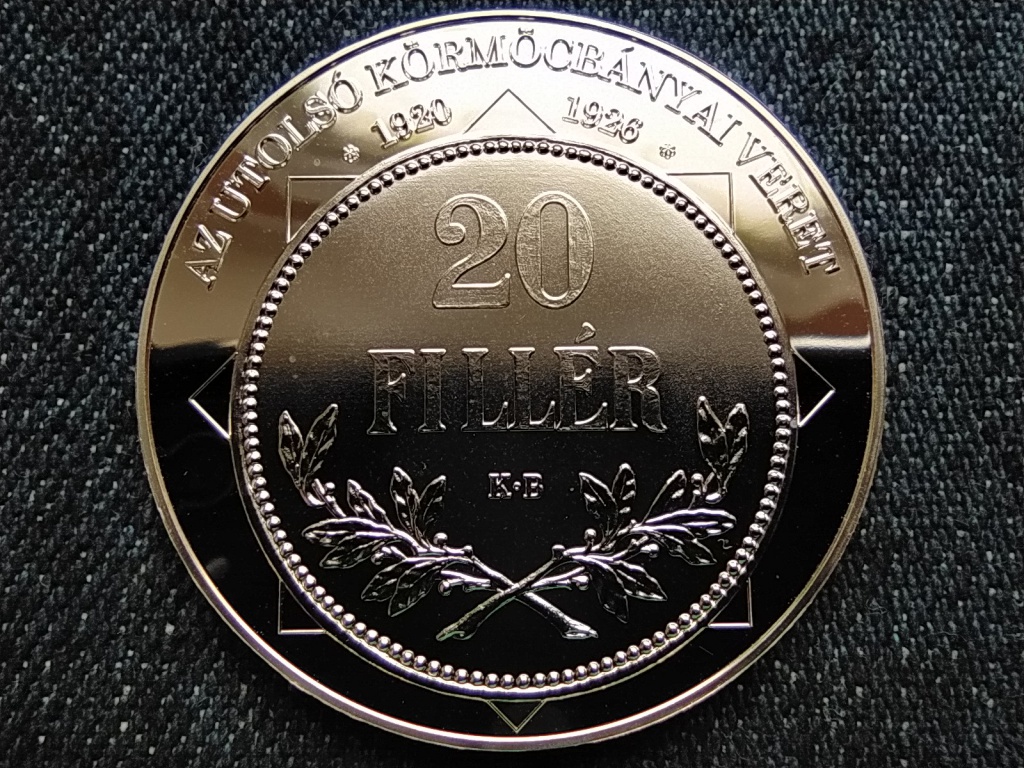 A magyar nemzet pénzérméi Az utolsó körmöcbányai veret 1920-1926 .333 ezüst
