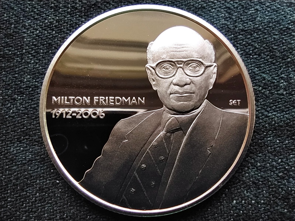 110 éve született Milton Friedman .925 ezüst 15000 Forint