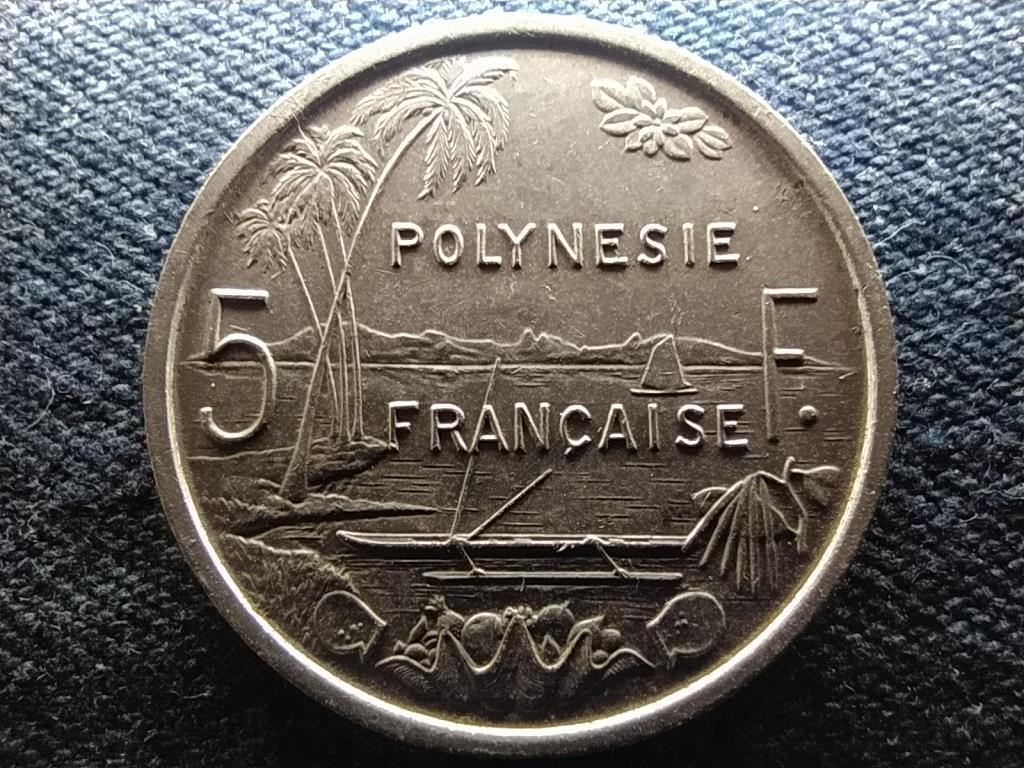 Francia Polinézia Franciaország tengerentúli területe (1946-1957) 5 frank