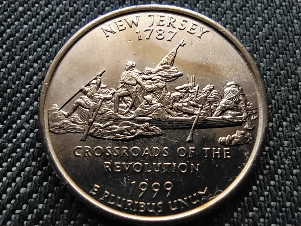 USA 50 State Quarters New Jersey 1/4 Dollár