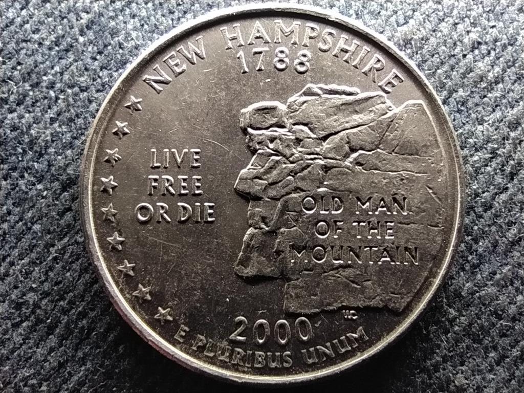 USA 50 State Quarters New Hampshire 1/4 Dollár