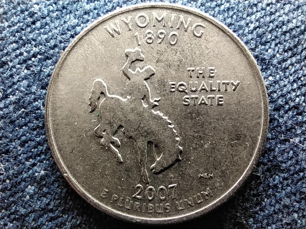USA 50 State Quarters Wyoming 1/4 Dollár