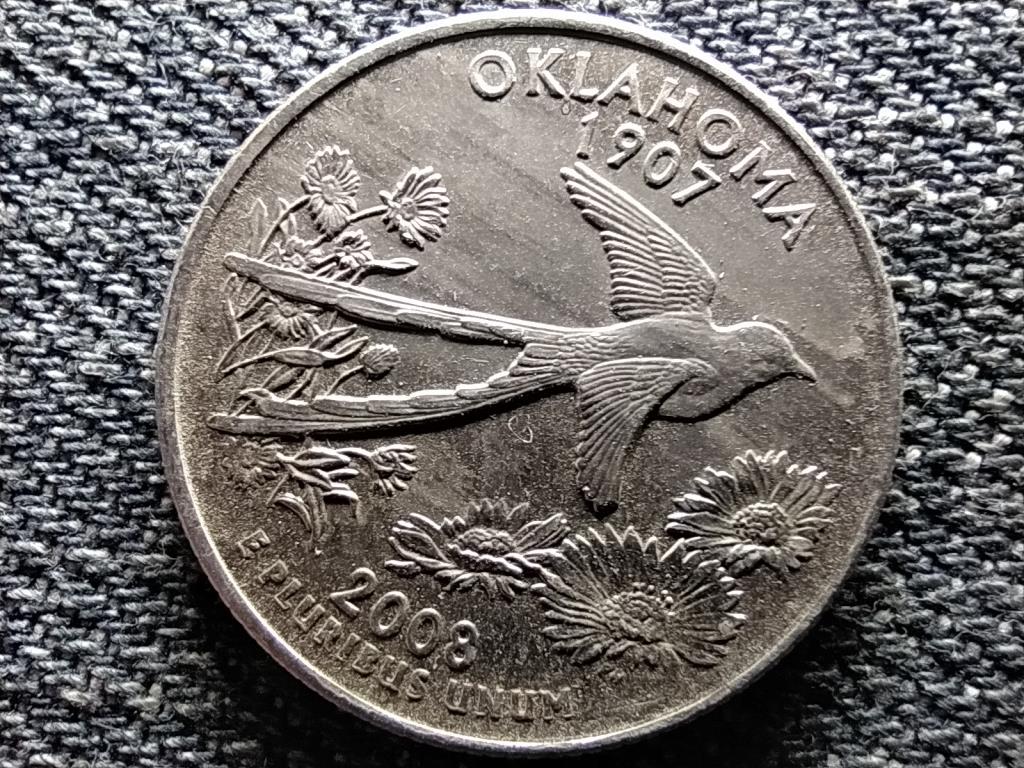 USA 50 State Quarters Oklahoma 1/4 Dollár