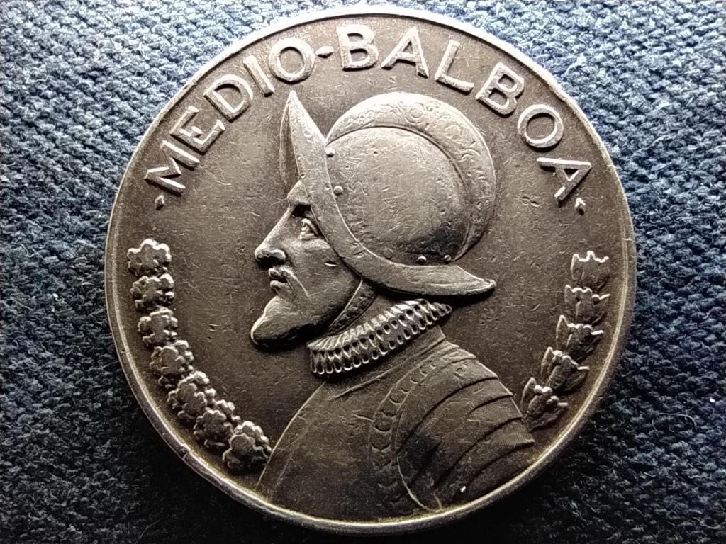 Panama Köztársaság (1903-) .900 ezüst 1/2 Balboa