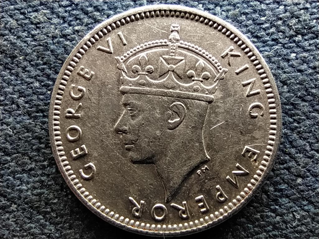Fidzsi-szigetek VI. György (1936-1952) .900 ezüst 6 penny
