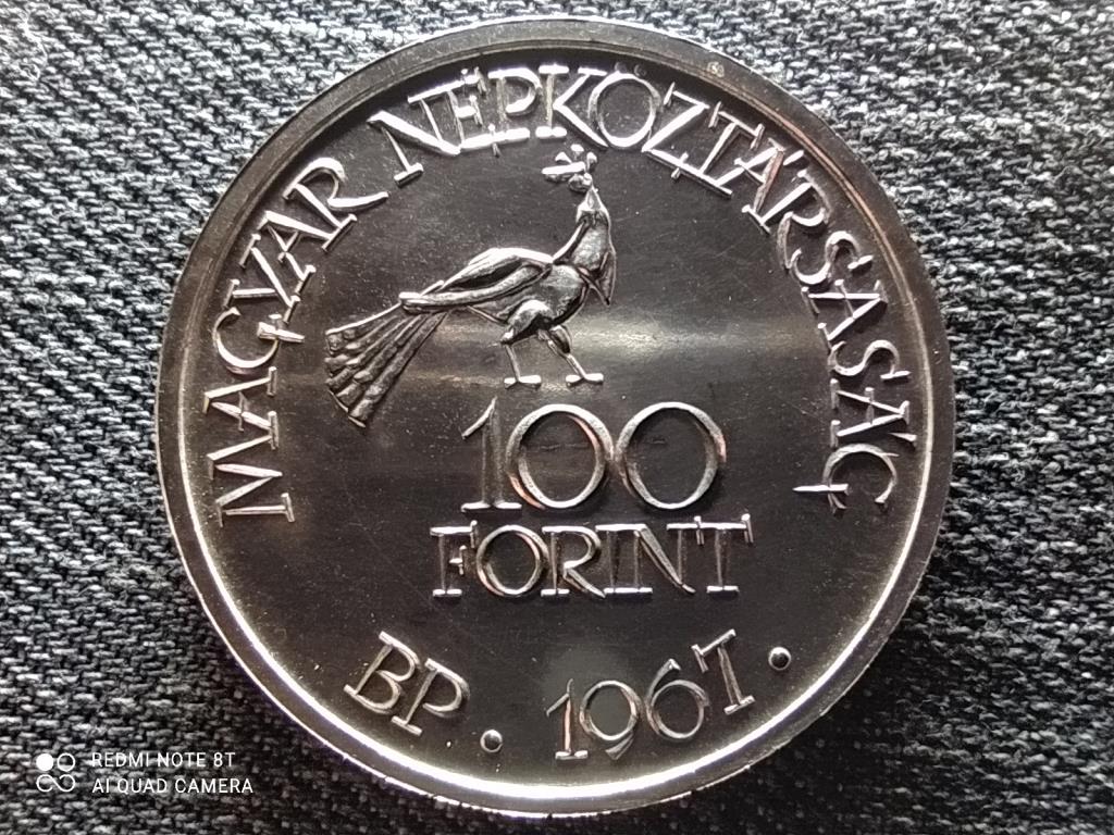 Kodály Zoltán emlékérme-sorozat .750 ezüst 100 Forint