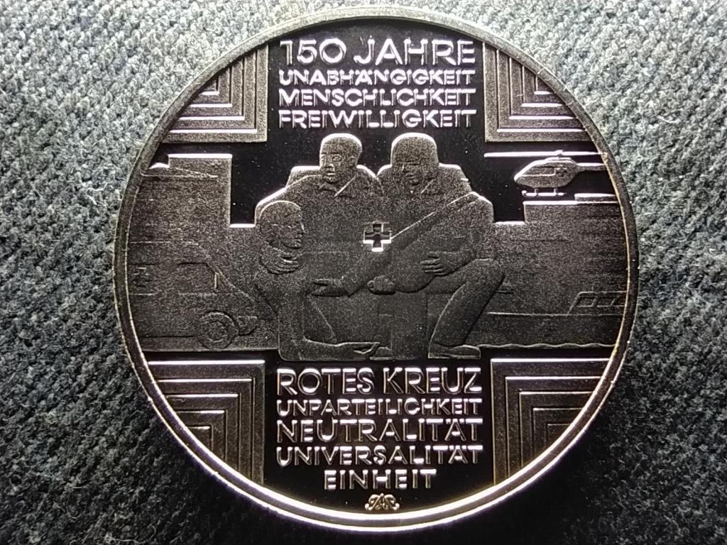 Németország 150 éves a Vöröskereszt .625 ezüst 10 Euro