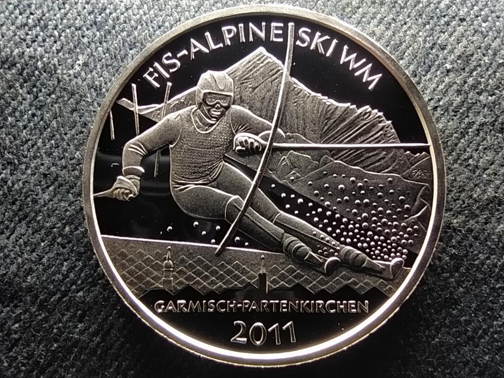 Németország Alpine Sí WM 2011 .625 ezüst 10 Euro