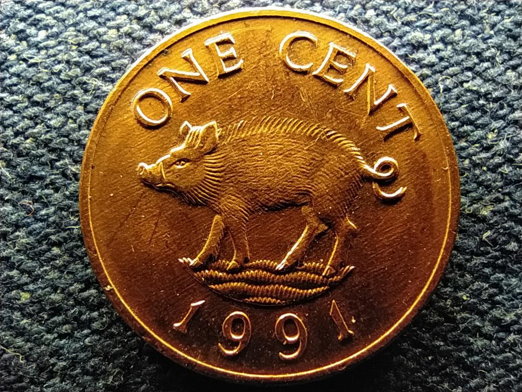 Bermuda Elizabeth II (1952-1961) 1 Cents Coin - NumizMarket