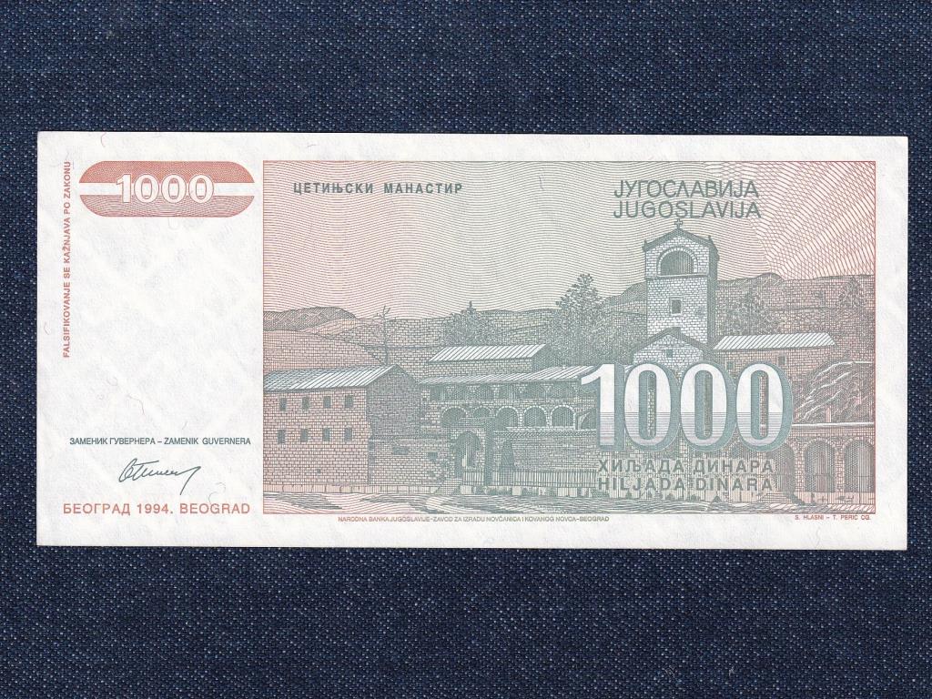 Jugoszlávia 1000 Dínár bankjegy