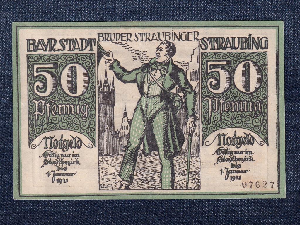 Németország Straubing 50 Pfennig szükségpénz