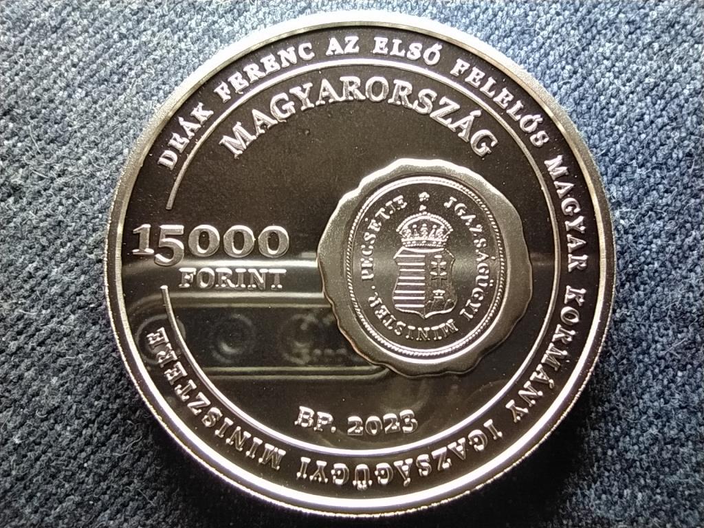 Magyarország Deák Ferenc .925 Ezüst 15000 Forint 