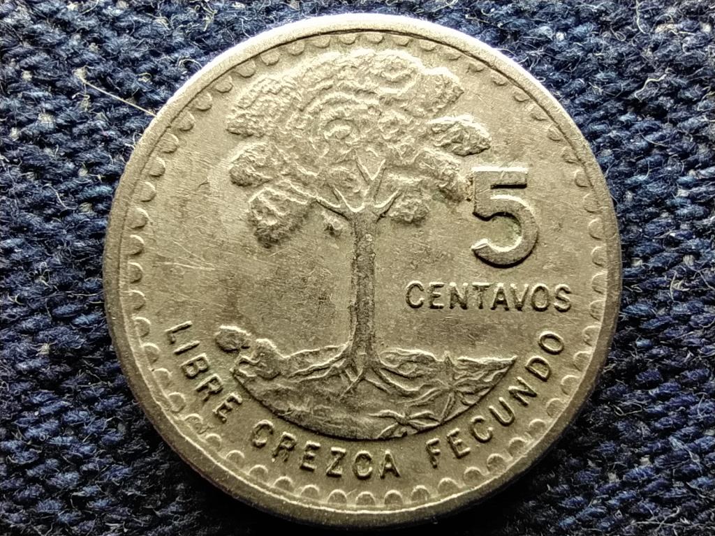 Guatemala Köztársaság (1841-) 5 Centavo 