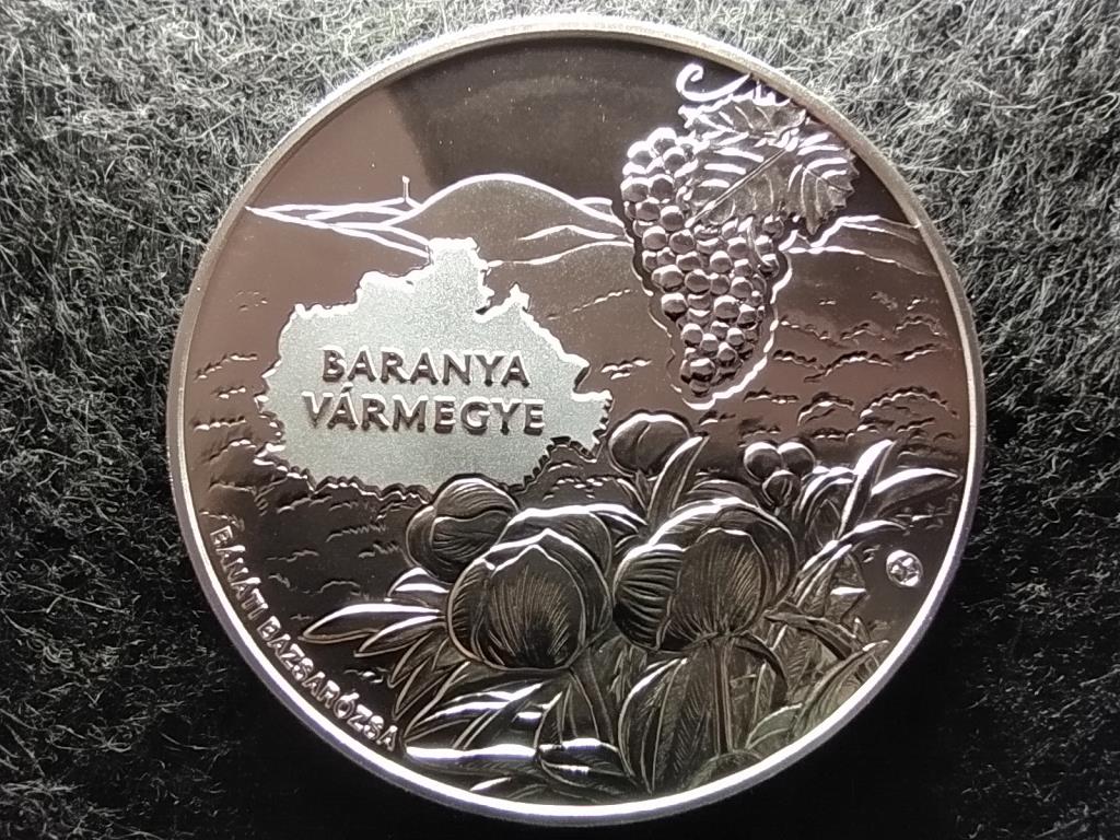 Magyarország Baranya vármegye, Pécs .925 Ezüst 20000 Forint 