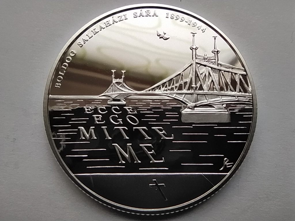 Magyarország Boldog Salkaházi Sára .925 Ezüst 15000 Forint 