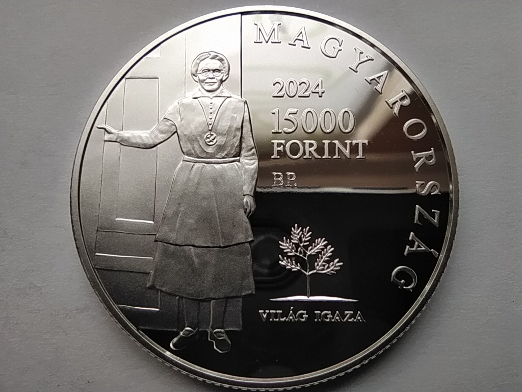 Magyarország Boldog Salkaházi Sára .925 Ezüst 15000 Forint 