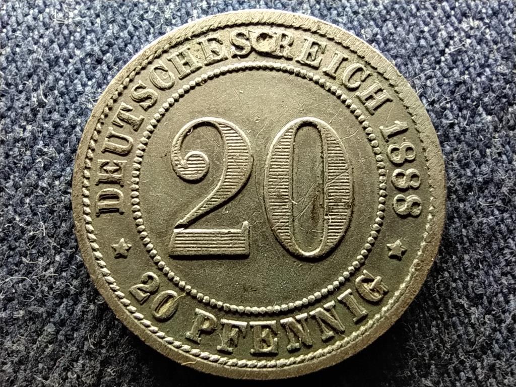 Németország I. Vilmos (1871-1888) 20 Pfennig 