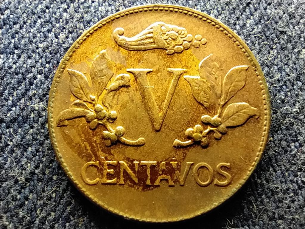 Kolumbia Köztársaság (1886-) 5 centavo 