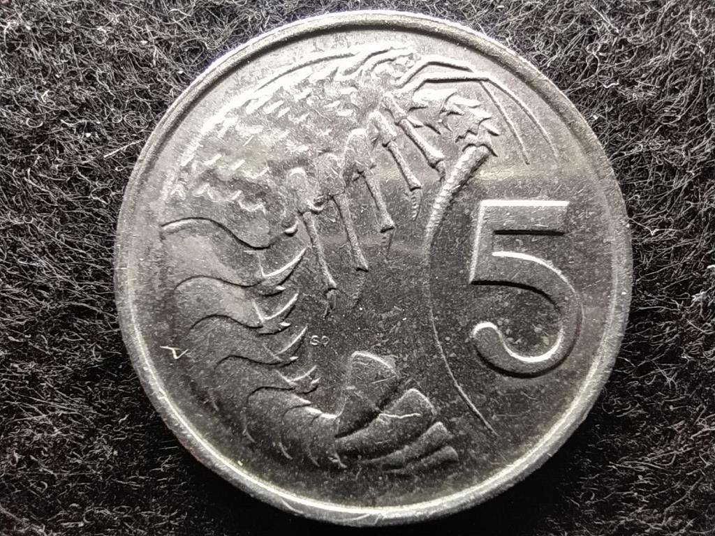 Kajmán-szigetek II. Erzsébet (1952-2022) 5 Cent 