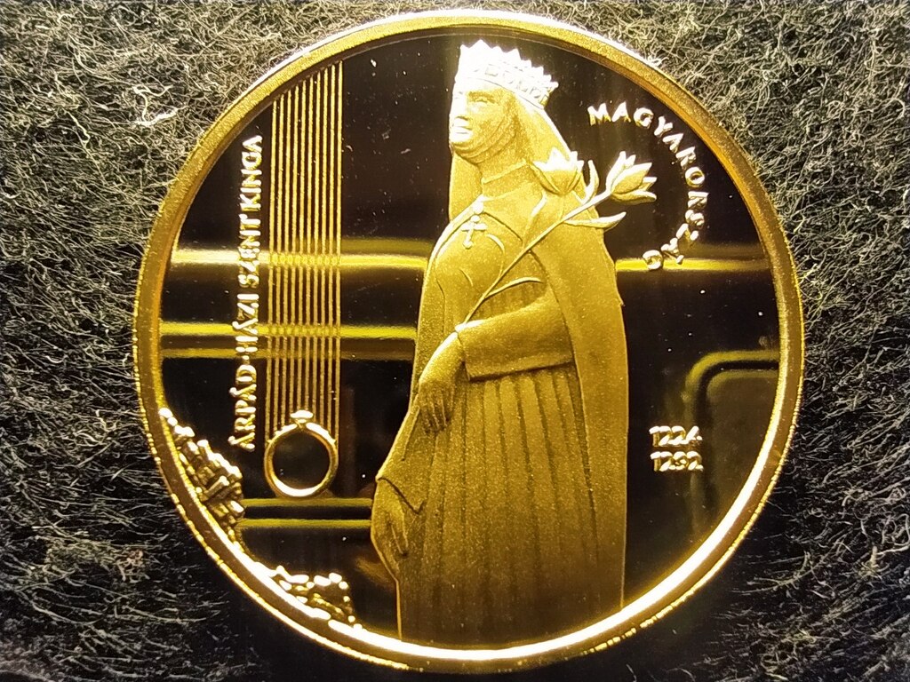 Magyarország Árpád-házi Szent Kinga .986 Arany 100000 Forint 6g