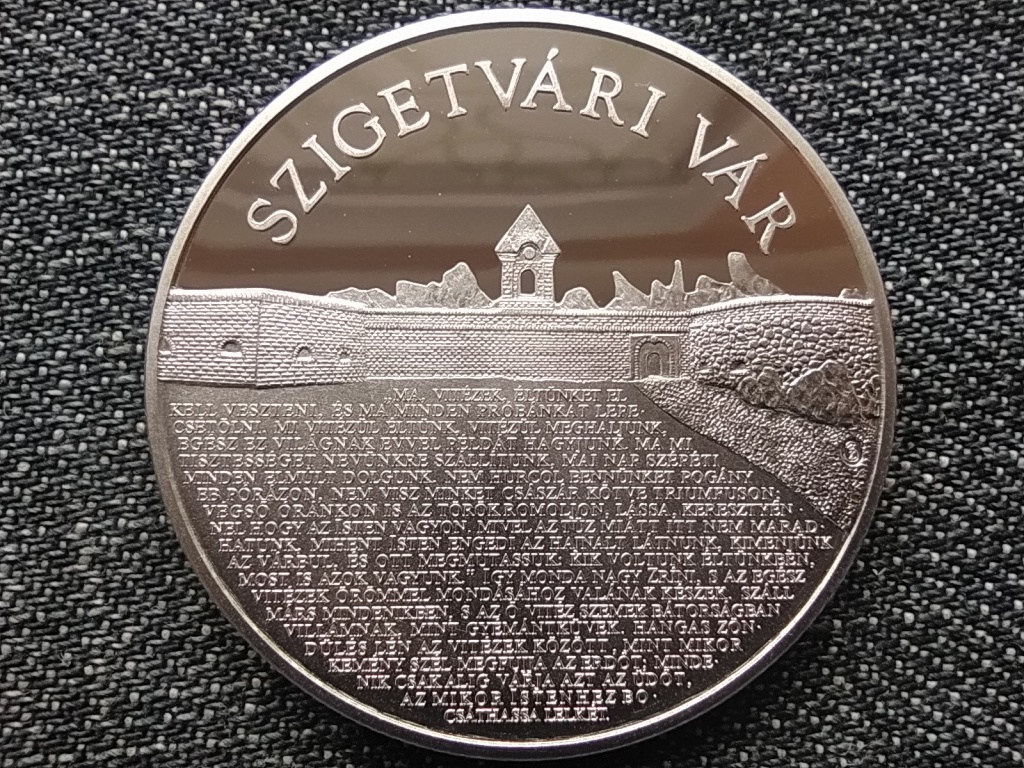 Szigetvári vár .925 ezüst 10000 Forint