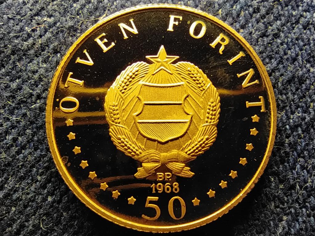 Semmelweis Ignác emlékérme-sorozat arany 50 Forint 4,2g