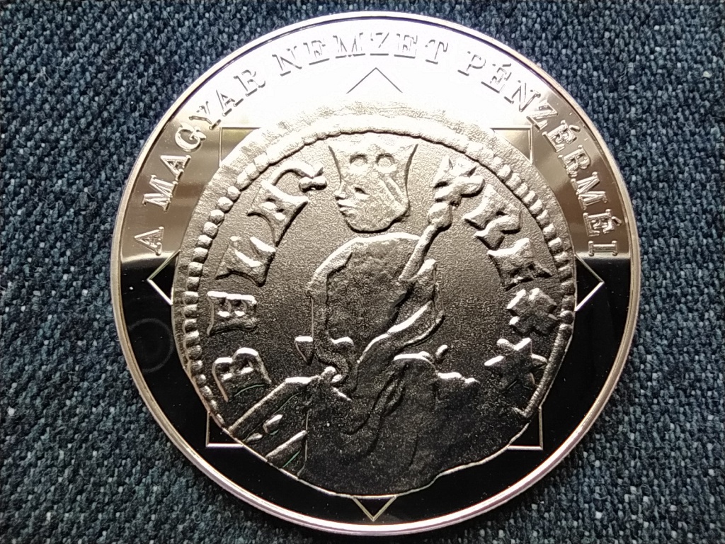 A magyar nemzet pénzérméi Napfogyatkozás dénáron 1235-1270 .999 ezüst