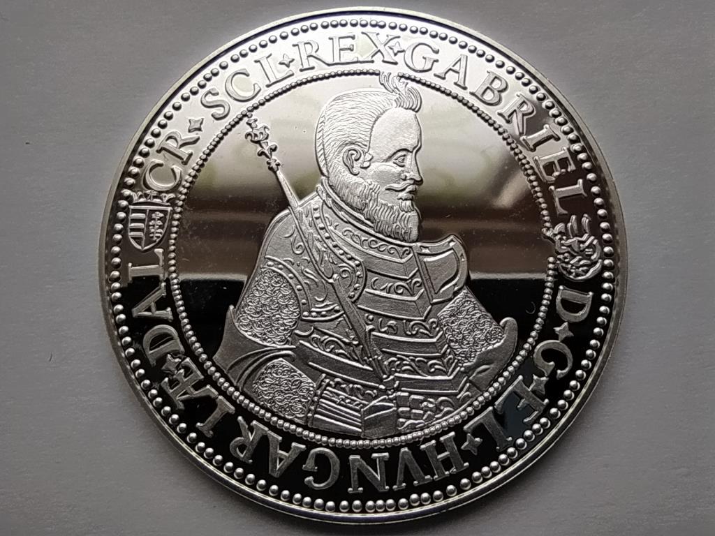 Magyar tallérok utánveretben Bethlen Gábor  tallér 1620 .999 ezüst