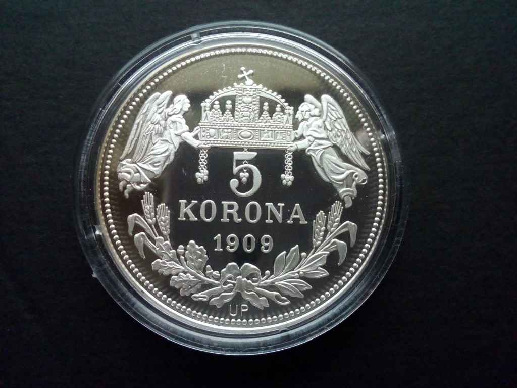 Királyi Koronák Utánveretben Imre 5 korona .999 ezüst