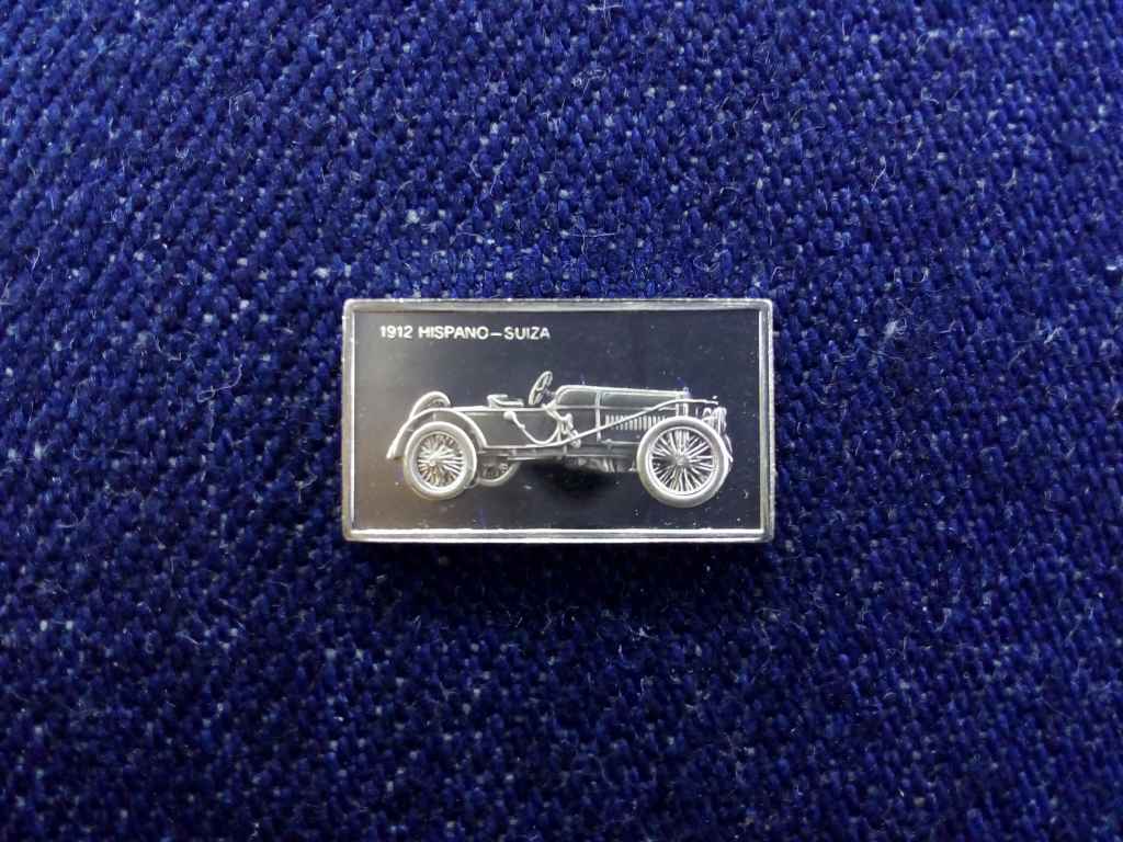 USA Franklin Autós Mini-Ingot Hispano-Suiza 1912 .925 ezüst