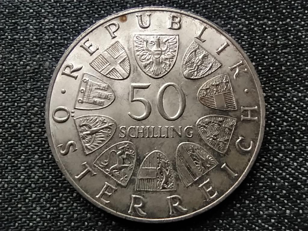 Ausztria 600 éves a Bécsi Egyetem .900 ezüst 50 Schilling