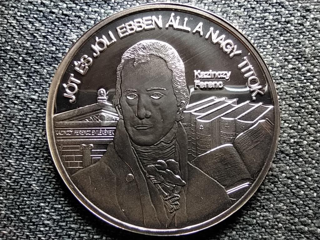 Nemzetünk nagyjai Kazinczy Ferenc .999 ezüst