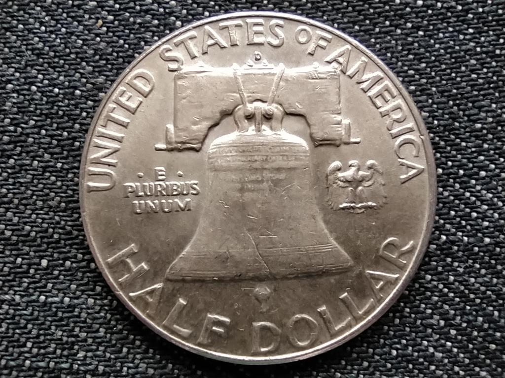 USA Franklin half dollar .900 ezüst 0.5 Dollár