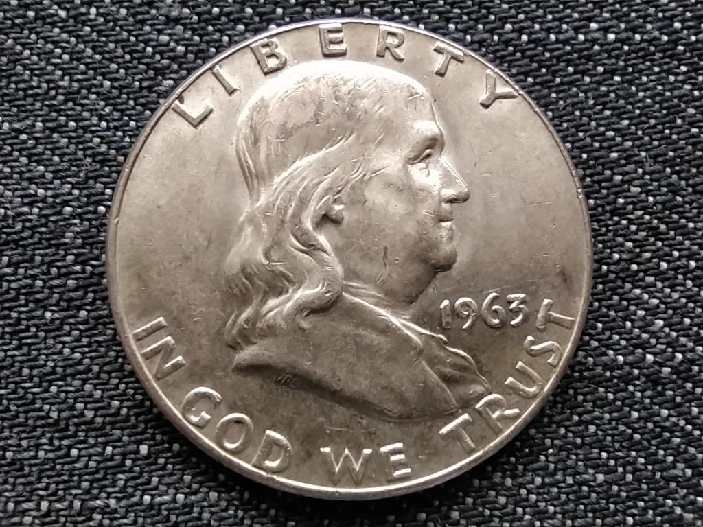 USA Franklin half dollar .900 ezüst 0.5 Dollár
